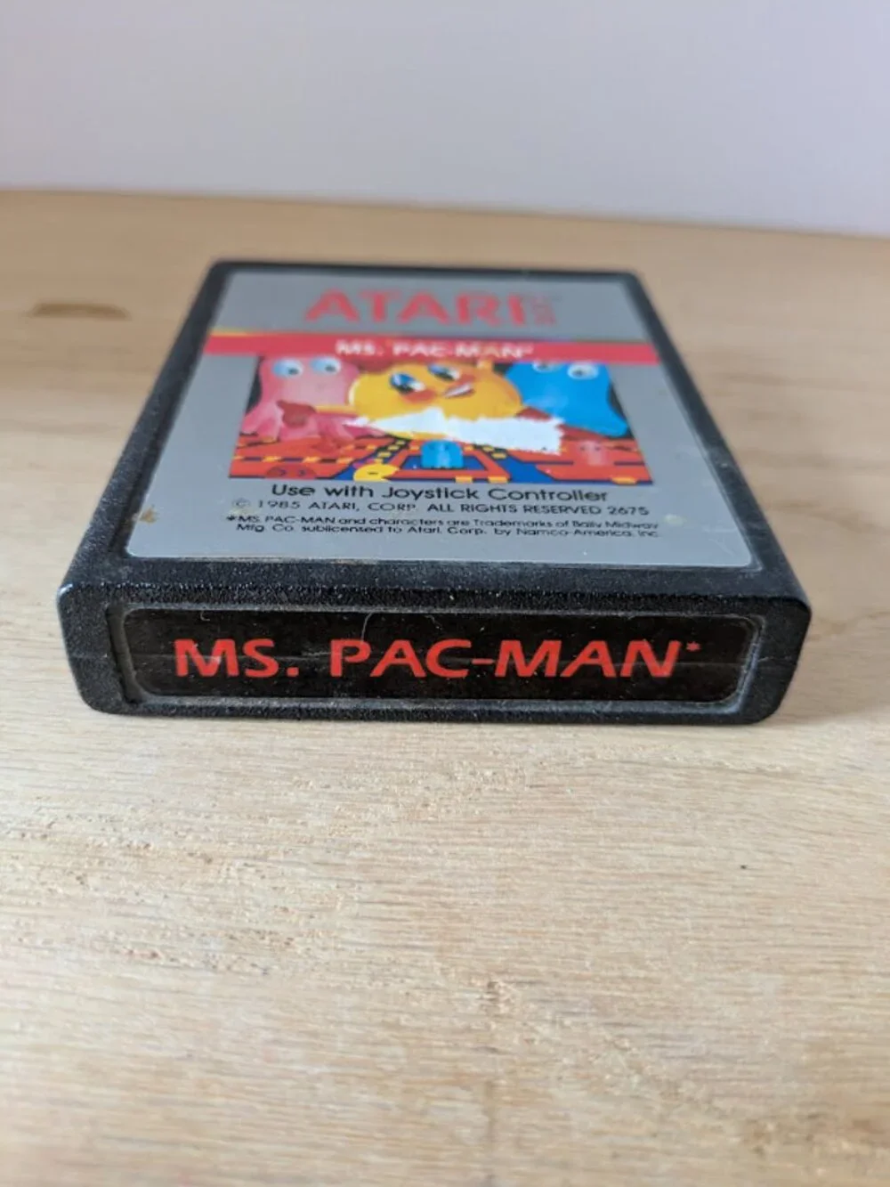 Atari 2600 Ms Pac-Man Game Cartridge